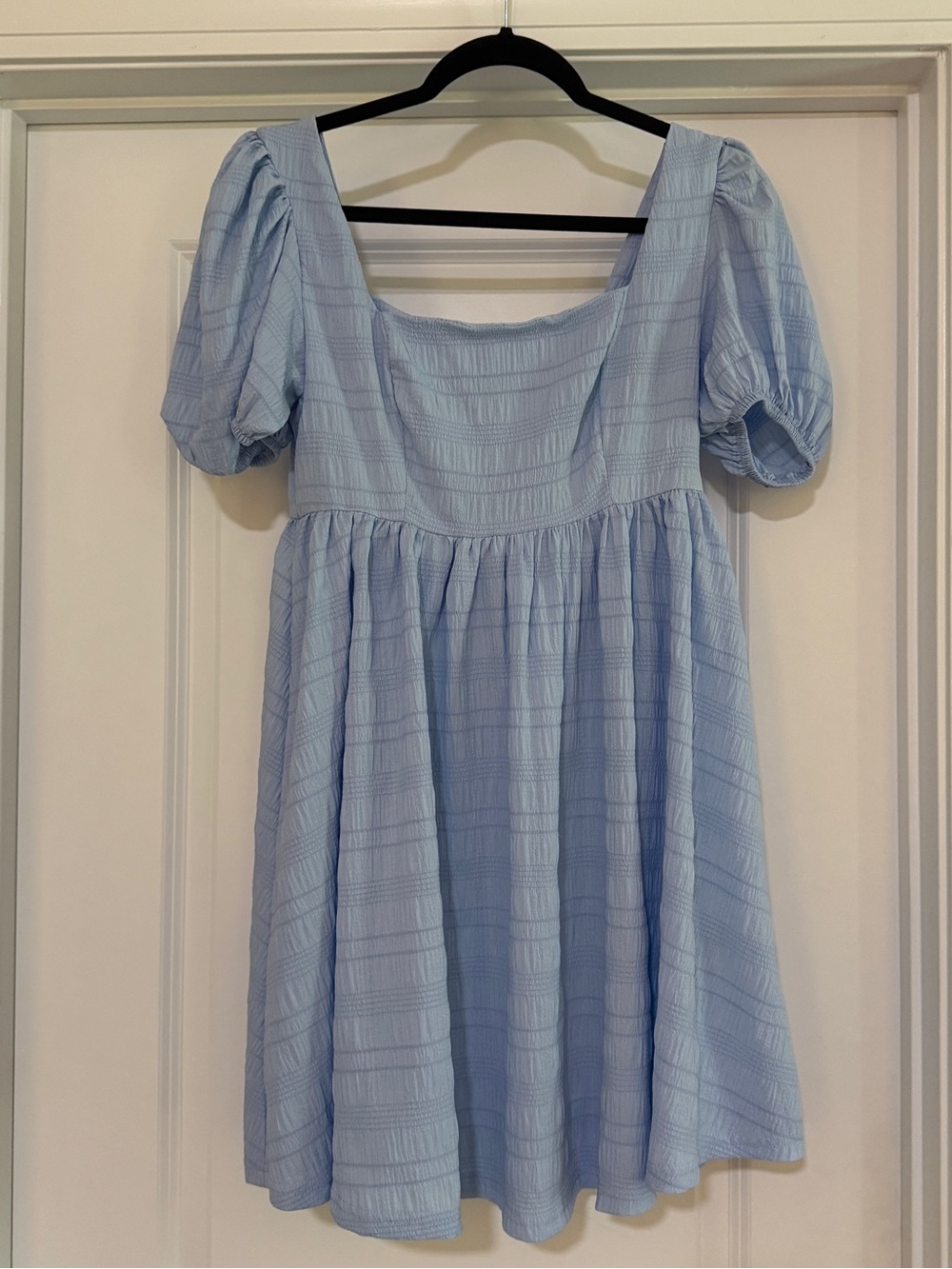 SHEIN Light Blue Babydoll Dress size small